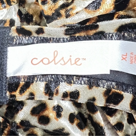 Colsie Leopard Print Bra Bralette- Size XL - Picture 4 of 5